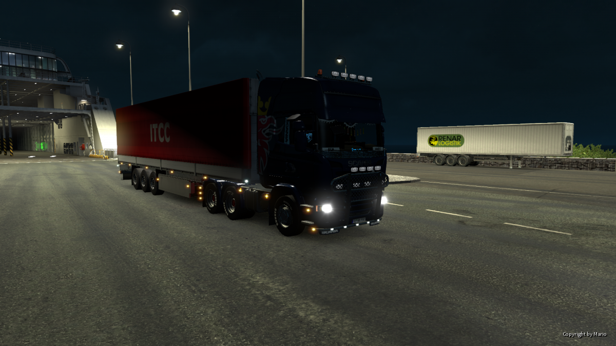 Mein alter "Blauer" Scania R730 V8 :)