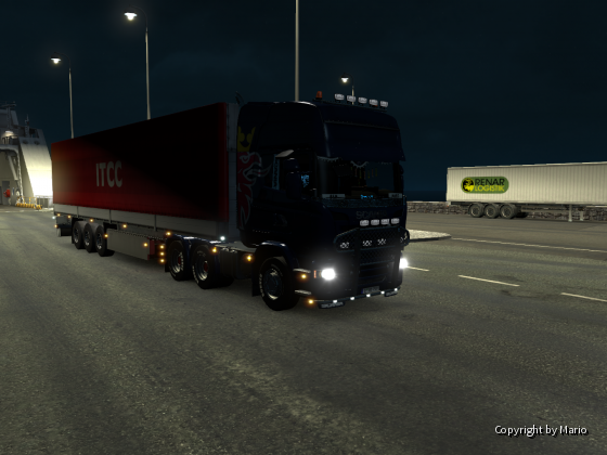 Mein alter "Blauer" Scania R730 V8 :)