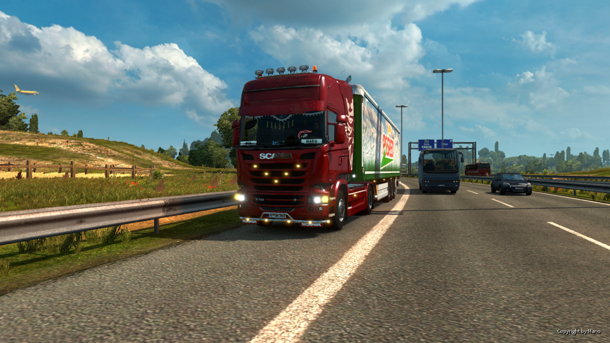 Das ist meine neuer "Roter" Scania R730 V8