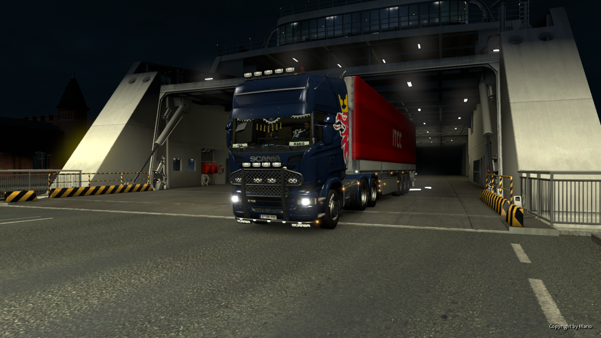 Mein alter "Blauer" Scania R730 V8 :)