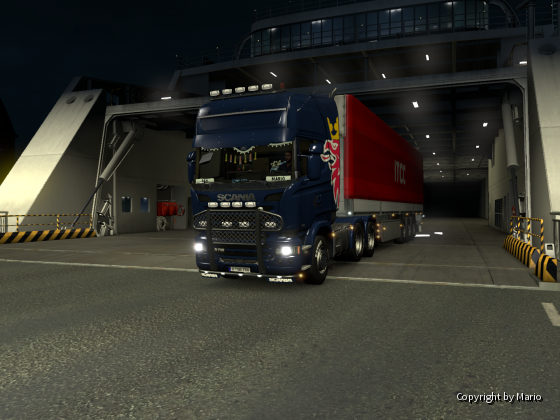 Mein alter "Blauer" Scania R730 V8 :)