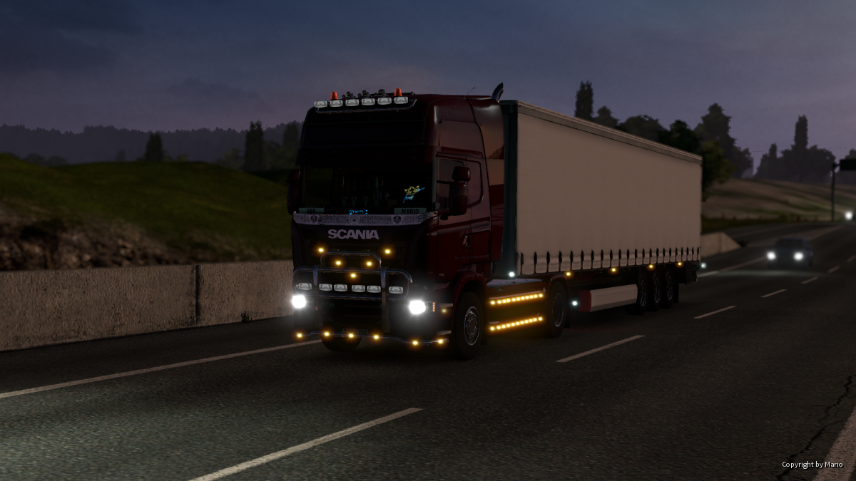 Das ist meine neuer "Roter" Scania R730 V8