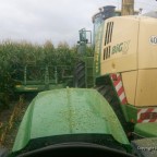 Maisernte mit John Deere und Krone