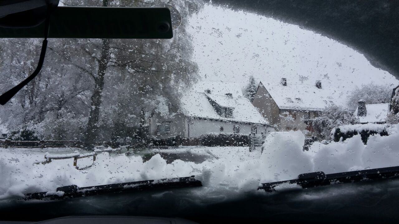 Schnee am 17.04.17