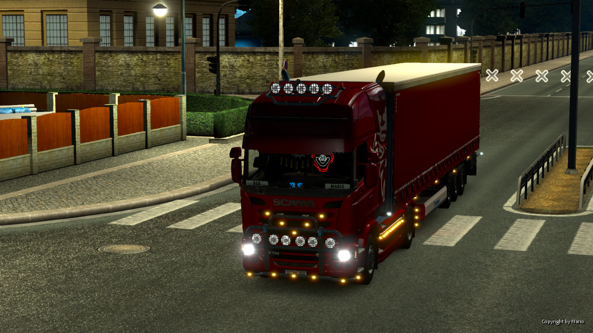 Das ist meine neuer "Roter" Scania R730 V8