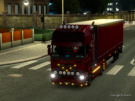 Das ist meine neuer "Roter" Scania R730 V8