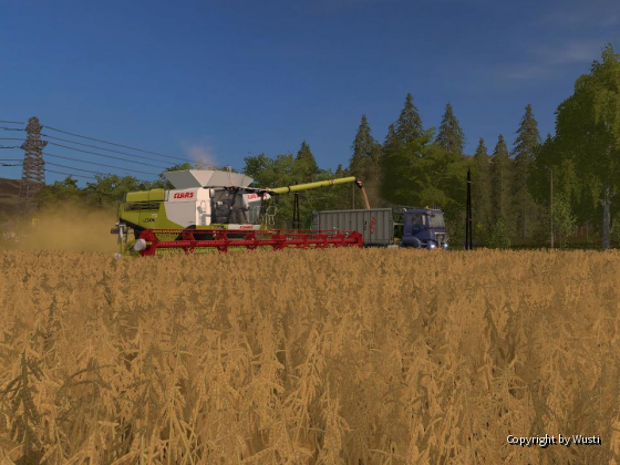 Claas 780 & MAN TGS Flieglaufbau