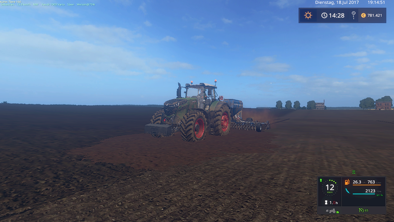 Fendt Vario 1050 am Drilln
