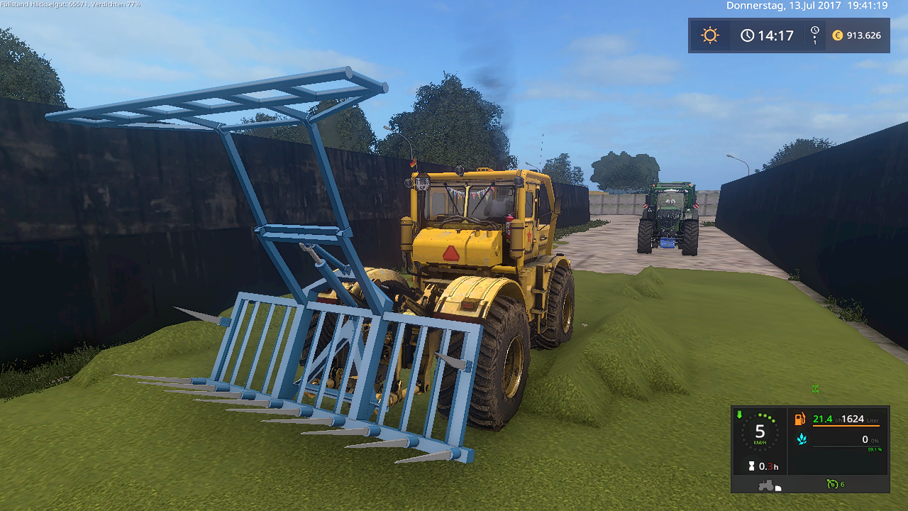 Kirovets K701 & Fendt Vario 1050 bei der Arbeit