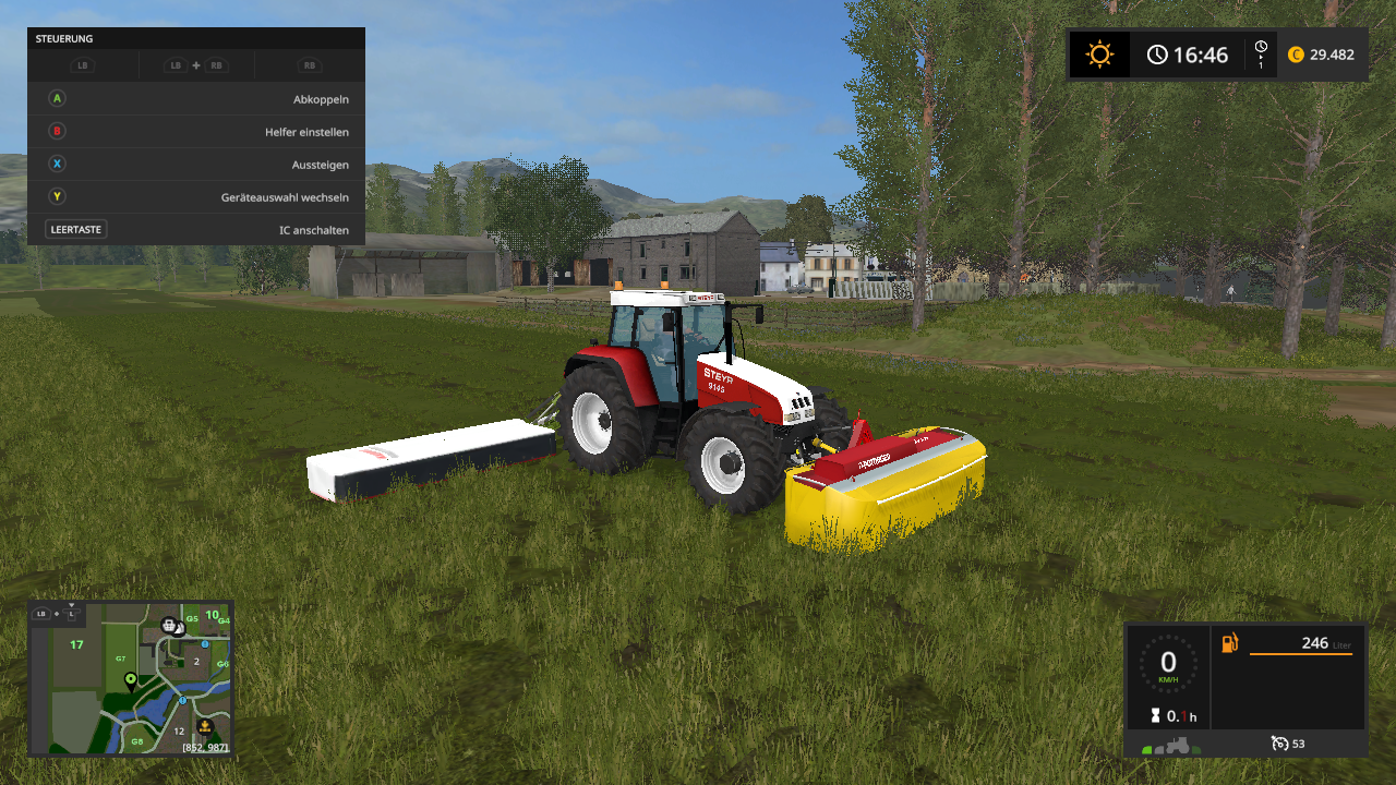arbeiten mit steyr 9145