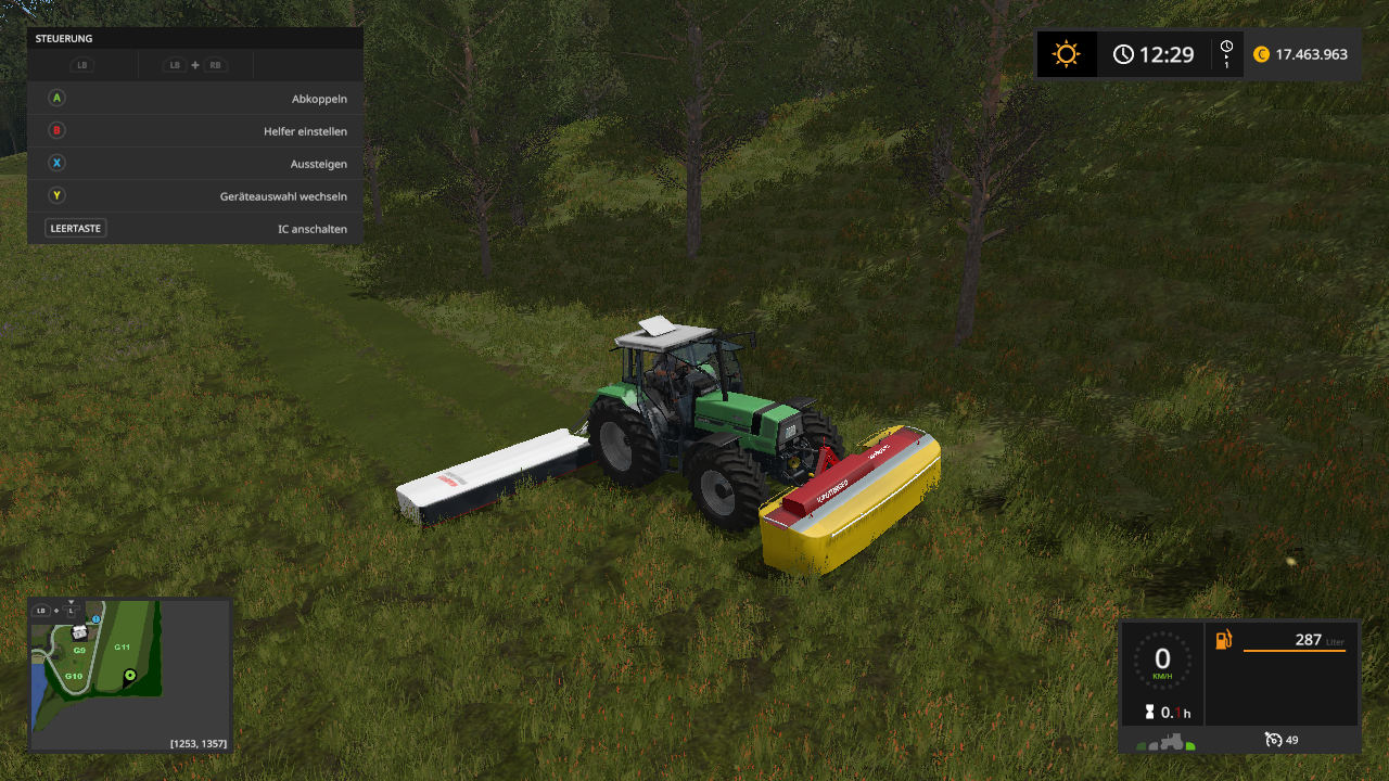 mähen mit dem Duetz Agrostar 6.81