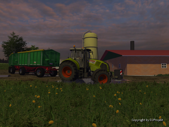 Claas Axion on Tour