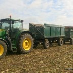 Maisernte mit John Deere und Krone