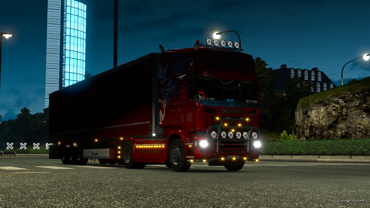 Das ist meine neuer "Roter" Scania R730 V8