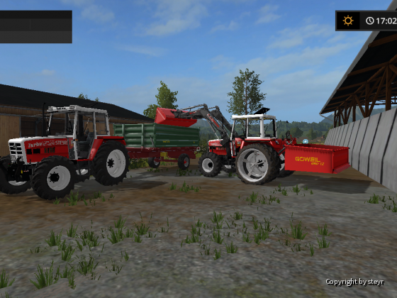 Silage aufladen mit steyr 8080 und 8090