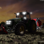 John Deere 7930 am Abend auf der Papenburg map(WIP)