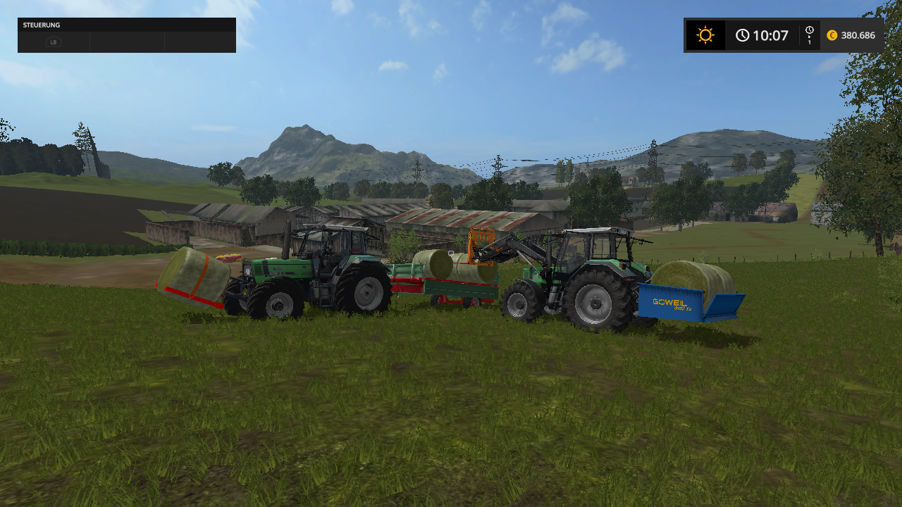 deutz traktoren bei der arbeit