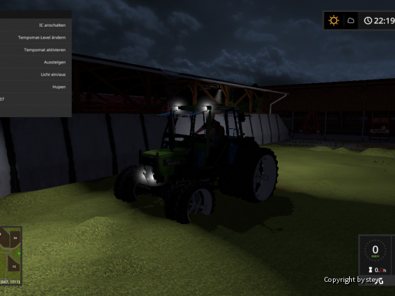 Silage verdichten mit Deutz d6207