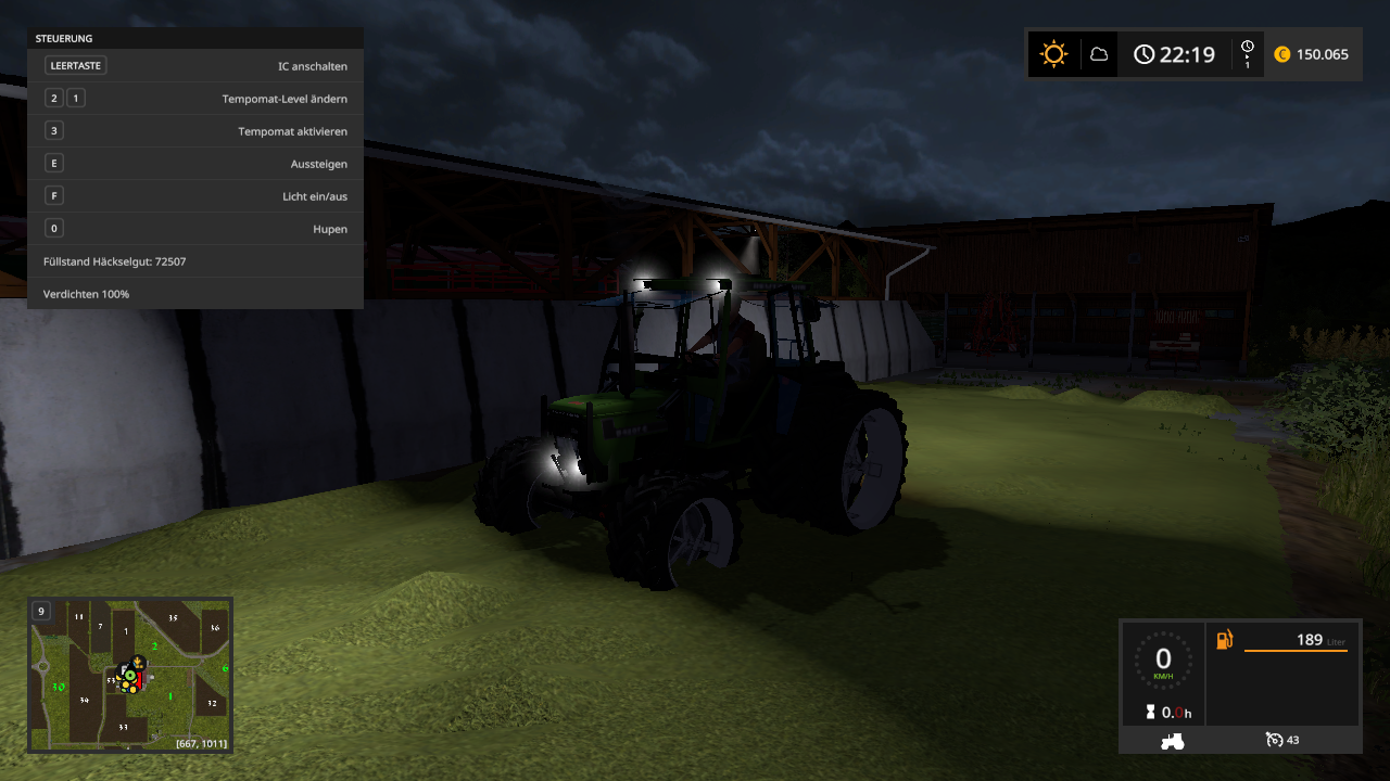 Silage verdichten mit Deutz d6207